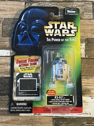 Star Wars POTF2 R2-D2 Freeze Frame Action Slide MOC 1997 Cover