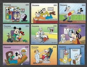 DISNEY MICKEYS MEDICAL GROUP STAMPS SET MNH ANIMATION CARTOONS - Picture 1 of 1