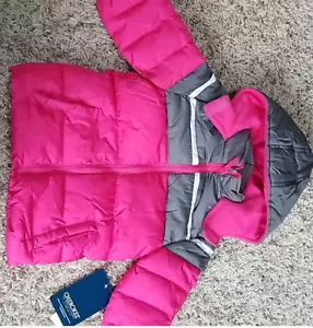 NUOVA GIACCA INVERNALE CHEROKEE BAMBINA ROSA CON CAPPUCCIO NEONATO TAGLIA 3T - Foto 1 di 4