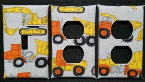 TRUCKS, TRACTORS LIGHT SWITCH COVER AND OUTLET PLATES, FUN & FREE SHIPPING! - Picture 1 of 3