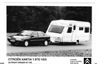 Citroen Xantia 1.9TD VSX mit ABI Wohnwagen Original Pressefoto 1994
