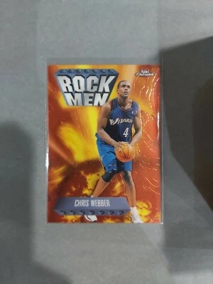 98-99 Topps Chrome Chris Webber Season's Best Rock Men #sb19 Wizards Kings - Image 1 of 2