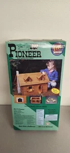 Vintage Pioneer Log Cabin Miniature DURA-CRAFT Dollhouse #PR 179 Real Wood READ - Picture 1 of 3