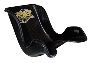 Sedile Go-Kart fondo piatto RBracing misura A1 - 24 Mini Kart 60 Modello Carbon - Afbeelding 1 van 7