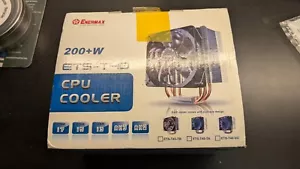 Enermax ETS-T40-TA CPU Cooler 200w New W/ Nickel plated heatsink pipes/base - Picture 1 of 8