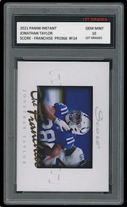 JONATHAN TAYLOR 2021 PANINI INSTANT SCORE THE FRANQUICIA 10 TARJETAS POTS PRIMER GRADO - Imagen 1 de 1