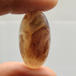 Red moss agate cabochon designer red moss agate translucent wire wrapp M4417 AU - Picture 1 of 4