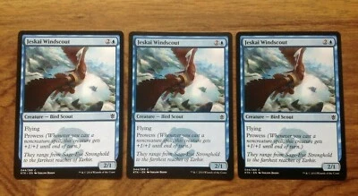 MTG KHANS OF TARKIR * 3 x Jeskai Windscout. 044/269 2014. Free UK Postage - Image 1 of 3