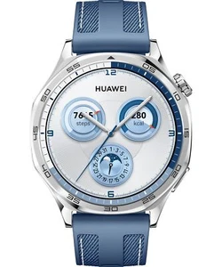 Watch GT5 46mm (Vili-B19W), Smartwatch Argent, Bleu, Tissé Bracelet - Photo 1/6