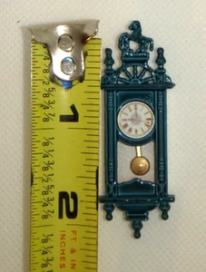 Miniature WALL CLOCK for Dollhouse 1:12 Size (2 1/8" )- NEW - Shipping Included - Picture 1 of 9