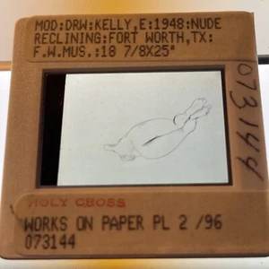 Ellsworth Kelly "Nude Reclining " 35mm Art Slide Color Field Hard Edge Painting - Picture 1 of 3