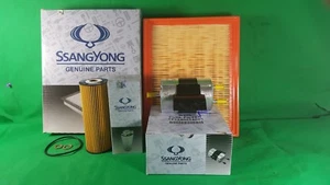 GENUINE SSANGYONG ACTYON SUV 100 SERIES 2.3 L PETROL FILTER PACK( OIL+AIR+FUEL ) - Picture 1 of 7