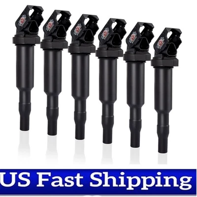 Paquete de 6 bobinas de encendido de alto rendimiento para BMW 328i 535i 550i 750i X3 X5 X6 UF592 Foto 1 de 4