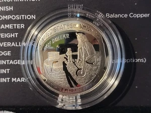 (L1160) 2019 S PP Apollo 11 Commemorative 50th Anniversary Domed Half Dollar - Bild 1 von 4