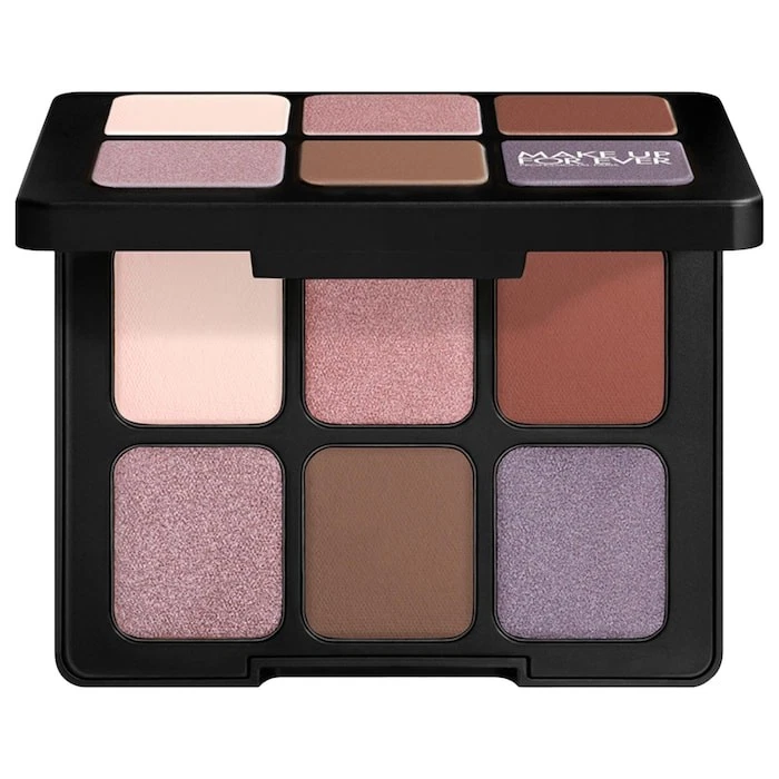 MAKE UP FOR EVER Mini Artist To Go Eyeshadow Palettes 606 Wherever Walnut - Image 1 of 4