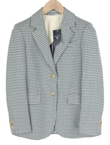 GANT Geo Jersey Women Blazer EU34 Patterned Single-Breasted Notch Lapel Button - Picture 1 of 11