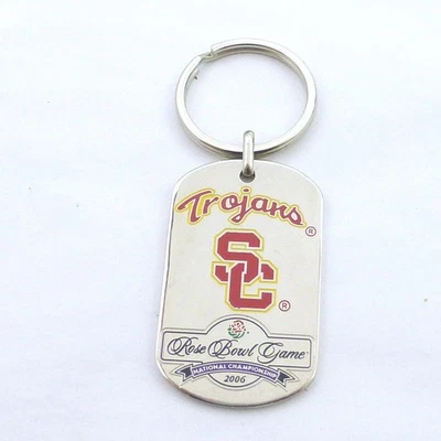USC SC Trojans rose bowl game national championship 2006 keychain - Image 1 of 3