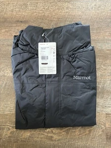 Marmot PreCip Eco Rain Jacket – Black – Men's Large - NWT - Picture 1 of 2