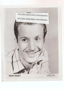 FERLIN HUSKY ARCADE EXHIBICIÓN ARCHIVO DE TARJETA 8X10 GRABACIÓN DE FOTOS ARTISTAS CONJUNTO 1961 - Imagen 1 de 2