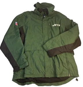 New York Jets Coat Mens Large Vintage NFL Reebok - Picture 1 of 8
