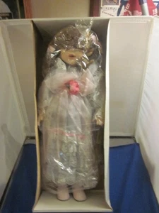 Joiner Porcelain Doll “Gift Treasures” Ltd Edition Blonde,Blue Eyes 15” COA - Picture 1 of 5