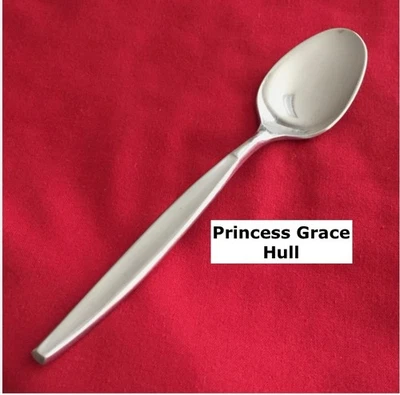 Hull PRINCESS GRACE Teaspoon 6 1/4" Stainless Steel Flatware - Image 1 of 4