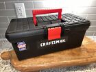 New Craftsman 13 Inch Wide Tool Box w/ Tote Tray Made in USA Black Plastic