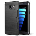 Drop Protection Metallic Brushed 2 Layer Case Cover For Samsung Galaxy Note Fe