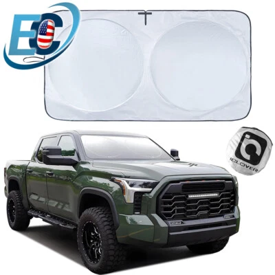 Foldable Car Windshield Sun Shade Front Window Visor UV Block Cover Protector - Image 1 of 4