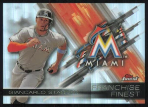 Giancarlo Stanton 2016 Finest Franchise Finest #FF-GS Miami Marlins - Picture 1 of 2