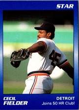 1990 Star Cecil Fielder Cecil Fielder #10 Detroit Tigers
