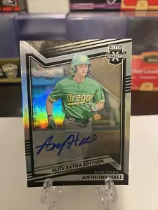 2022 Elite Extra Edition Anthony Hall Auto Rookie #130 New York Yankees - Picture 1 of 2