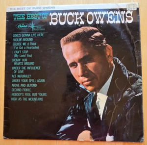 The Best of Buck Owens LP Vinyl Record Capitol Records Tested VG+ - Foto 1 di 2