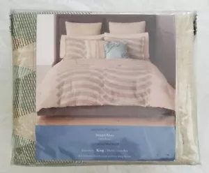Simply Vera Vera Wang Intersect King Duvet Cover 96'' x 110'' + 2-Sham 20" x 36" - Picture 1 of 3