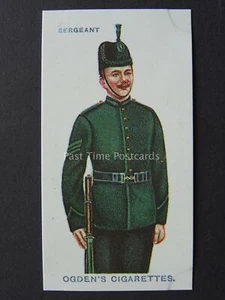 No.45 SERGEANT ROYAL IRISH RIFLE Soldiers of the King REPRO Issued by Ogden 1909 - Picture 1 of 1