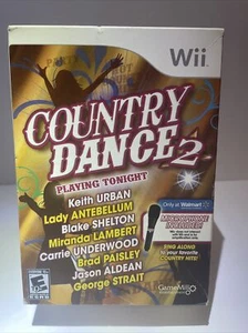 Country Dance 2 Nintendo Wii 2011 With Microphone Brand New Factory Sealed - Picture 1 of 8