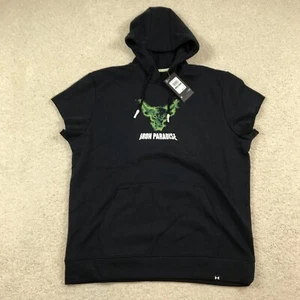 Under Armour Project Rock Cap Hoodie Herren Large Rival Fleece 1373567 001 - Bild 1 von 8