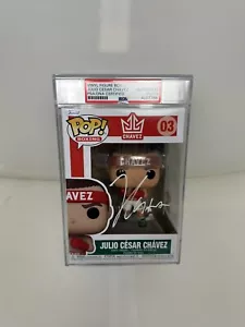 Julio Cesar Chavez Signed Slabbed Boxing Funko Pop #03 PSA - Picture 1 of 8
