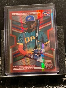 Natanael Mercedez 2023 Elite Extra Prime Numbers Red Die-Cut #137/200 - DPL - Picture 1 of 2