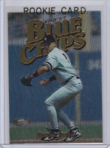 DEREK JETER ROOKIE CARD Topps Finest BLUE CHIPS PROSPECT RC New York Yankees LE - Picture 1 of 2