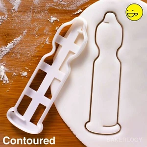 Contour Condom cookie cutter | contraception hens night stag party valentine day - Picture 1 of 4
