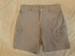 Pantalones cortos comerciales Duluth 12 para mujer bronceados carga elásticos activos - Imagen 1 de 3
