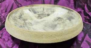Enorme cuenco/centro de mesa de 13 gres de cerámica artística firmada de la década de 1970 pesado 7,5 libras - Imagen 1 de 12