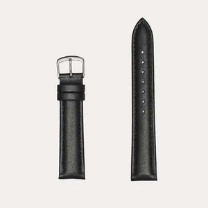 Correa de reloj de microfibra vegana negra para hombre Hadley-Roma MS750 16 mm - Imagen 1 de 2