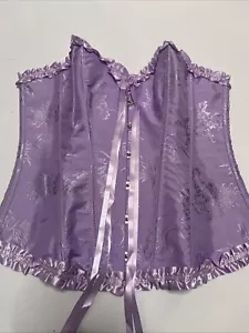 SZIVYSHI Corset Tops for Women, Bustier Shapewear Lingerie Purple Size Medium - Picture 1 of 9