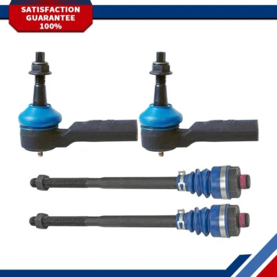 4X Front Inner Outer Tie Rod Ends For Chevrolet Silverado 2500 HD 2012 2013_ - Image 1 of 4