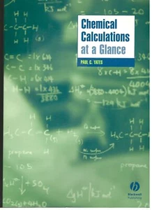 Chemical Calculations at a Glance Yates Math for Chemists BK489 - Picture 1 of 2