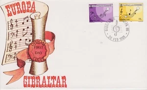 GB - GIBRALTAR 1985 European Music Year/Beethoven/Europa '85 SG 516-517 FDC - Picture 1 of 1