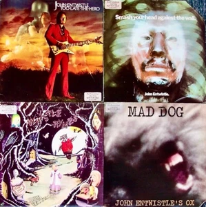 THE WHO - JOHN ENTWISTLE (The Ox) ~ 4 Near Mint Promo Albums~Bass Guitar Legend - Imagen 1 de 9