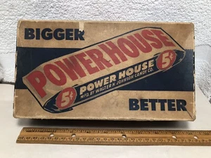 Vintage Power House Candy Bar Store Display Advertising Box - Picture 1 of 11